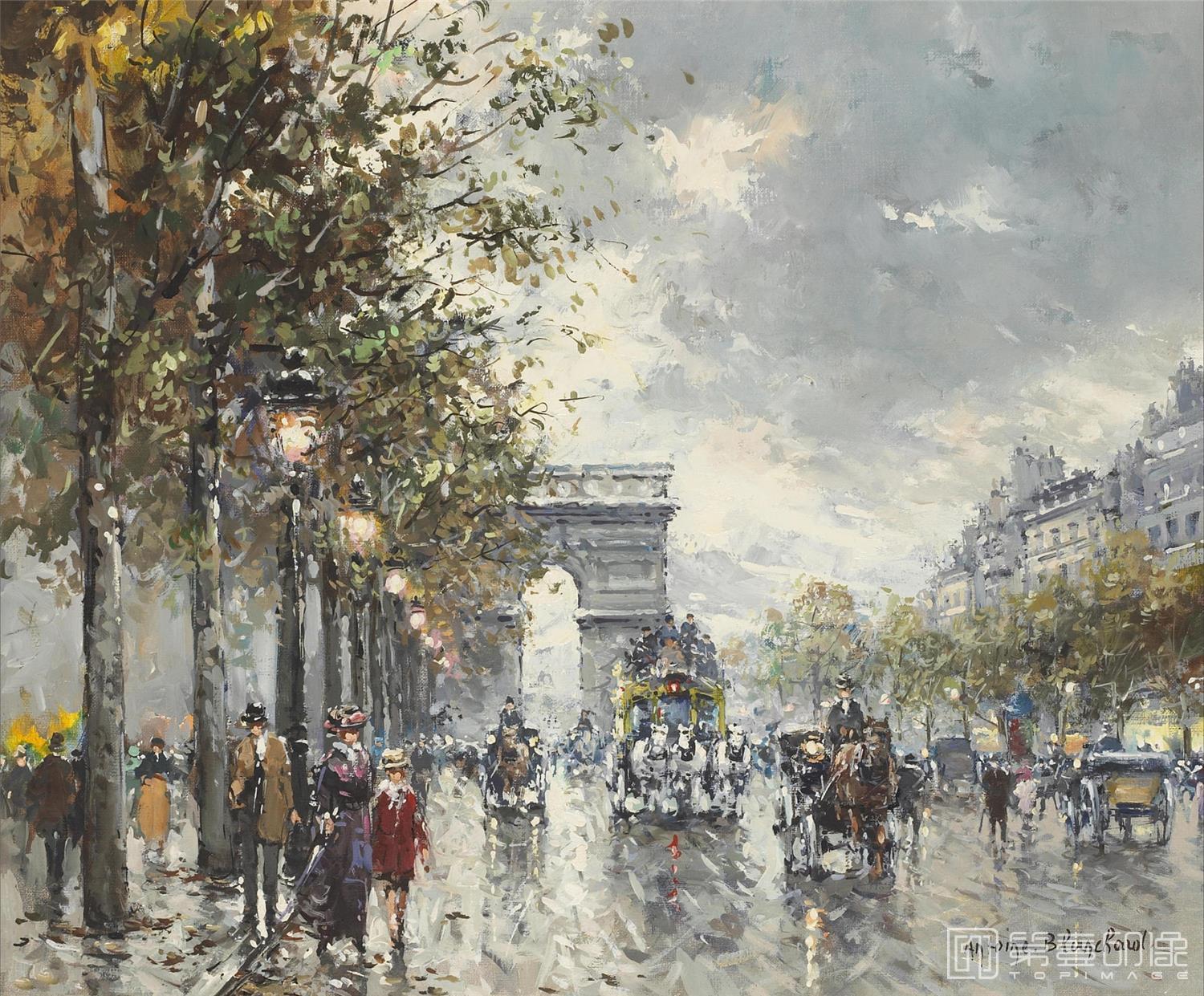 油画-安托万·布兰乍得 Antoine Blanchard作品-101